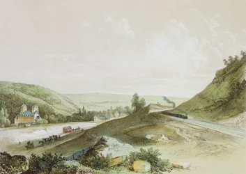 View of the Paris-Orleans Railway near Etrechy